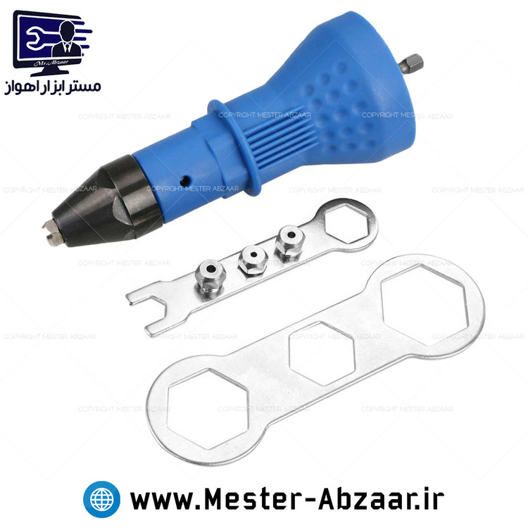 تبدیل و رابط دریل پیچ گوشتی به پرچ کن مدل PARCH 3554