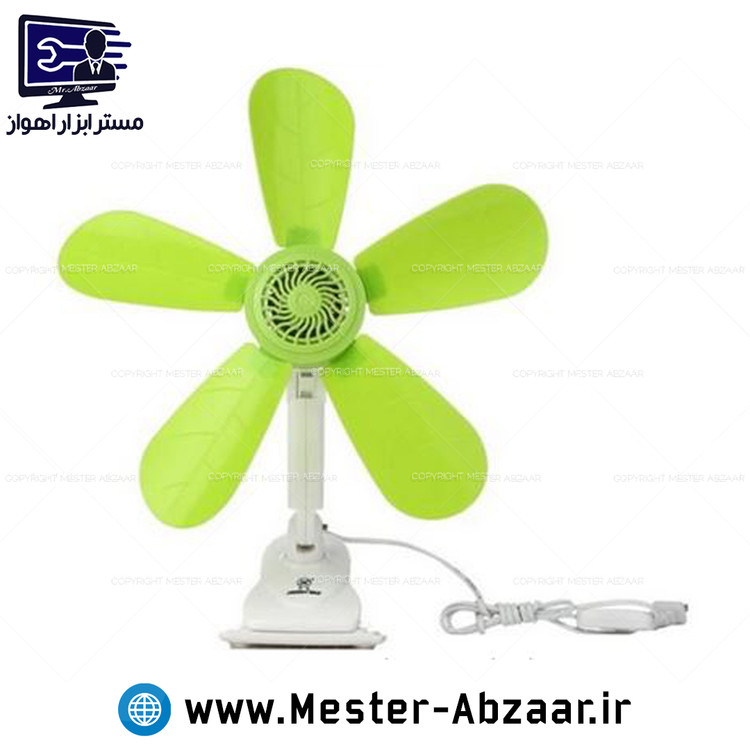 مینی فن پنکه گیرهای پنج پرهای برقی  کد FC01-690