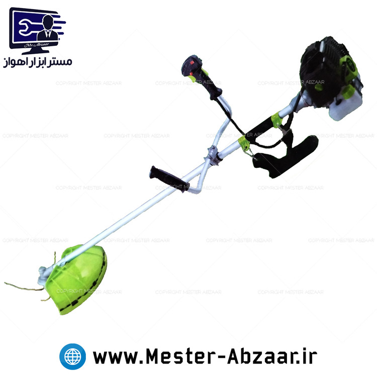 علف زن دوشی سبز بنزینی 52 سی سی ZX 52 CC BRUSH CUTTER