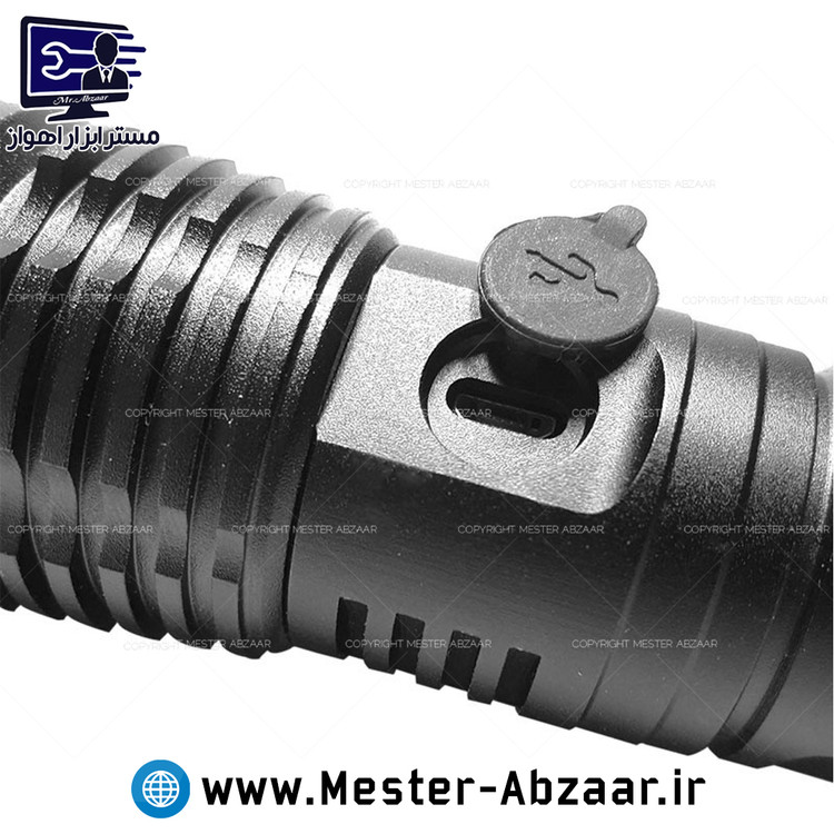 چراغ قوه پلیسی زوم دار شارژی اسمال سان مدل S35