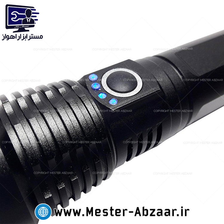 چراغ قوه پلیسی زوم دار شارژی اسمال سان مدل S35