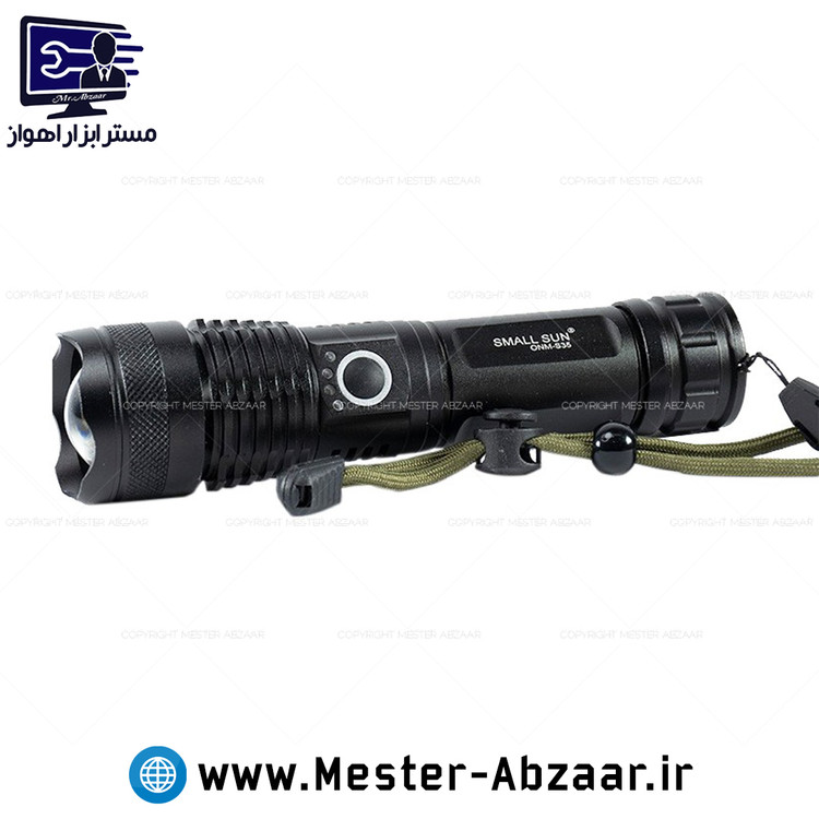 چراغ قوه پلیسی زوم دار شارژی اسمال سان مدل S35