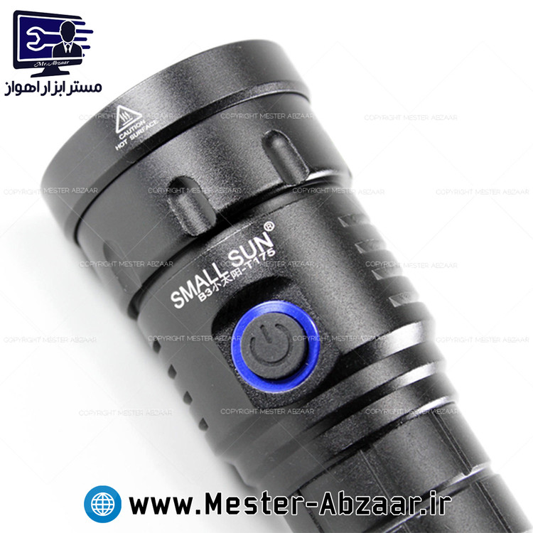 چراغ قوه پلیسی قوی اسمال سان مدل ZY-T175