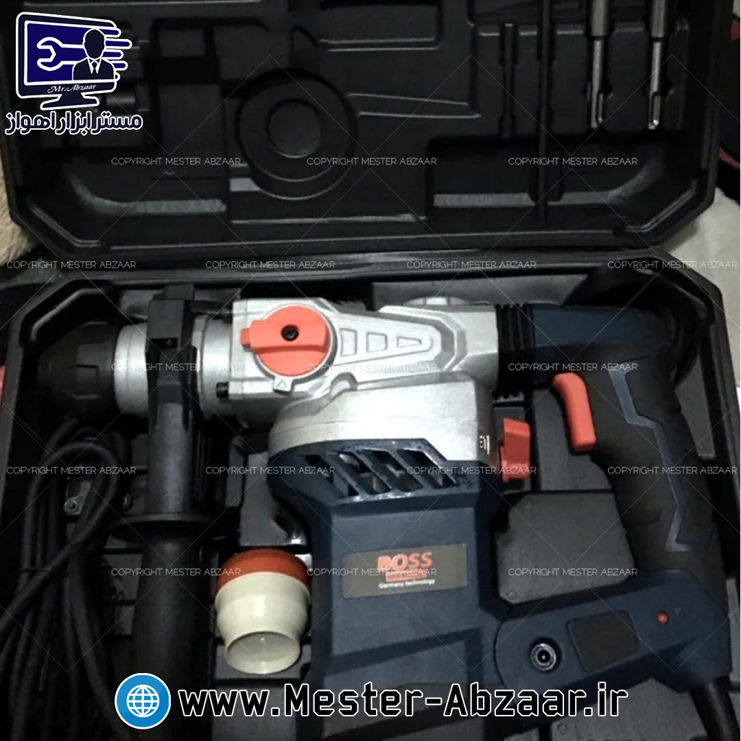 دریل تخریب بتن کن هفت کیلویی سه کاره باس مدل BS-32EG 7