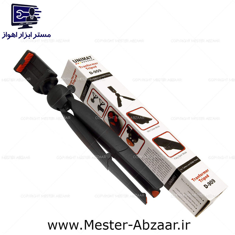 پایه نگهدارنده گوشی موبایل دوربین یونیمات پلاس مدل unimat D-909 PLUS