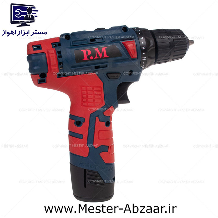 دریل پیچ گوشتی شارژی 12 ولت آنکور پی ام با گارانتی دو باتری کیف ابزار مدل ANCHOR P.M CE1