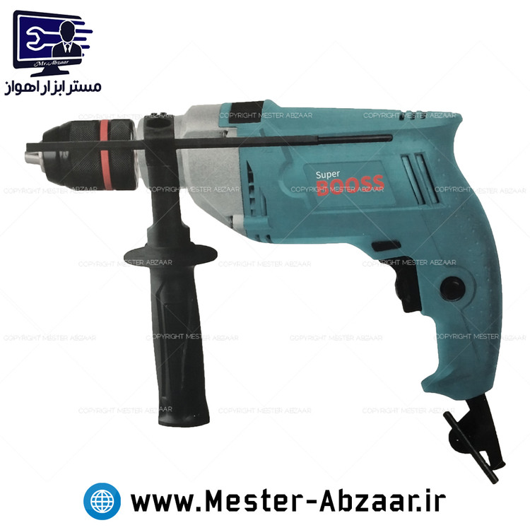 دریل 13 اتوماتیک چکشی برقی سوپر باس مدل SUPER BOOSS 6513