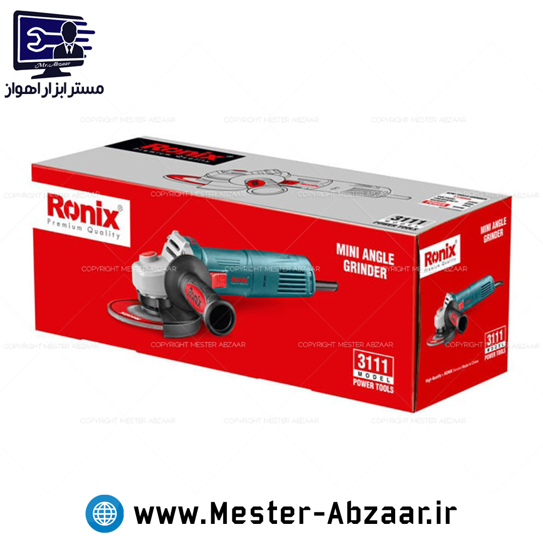 مینی فرز دسته کوتاه رونیکس 840 وات کلید بغل مدل RONIX 3111