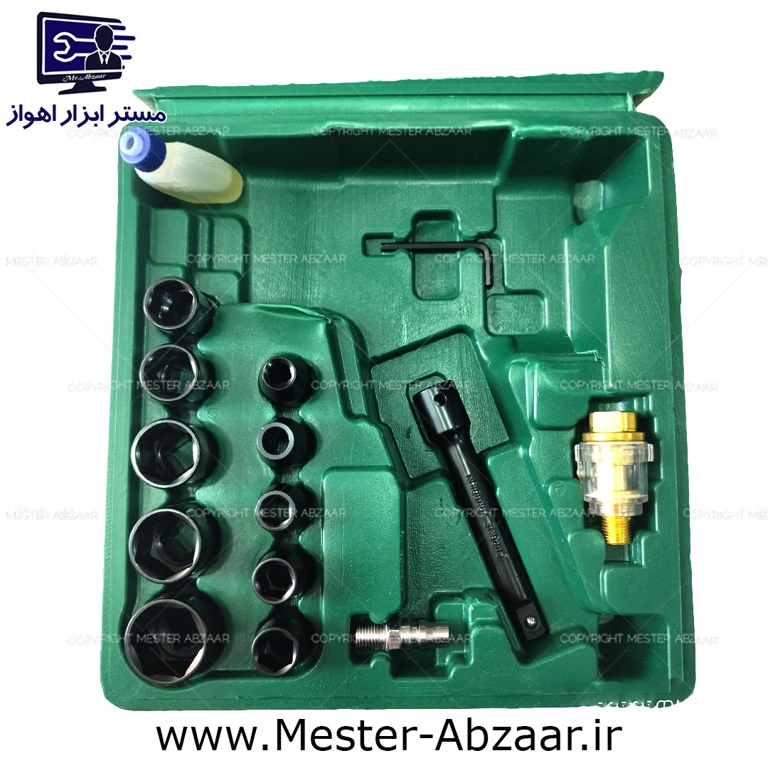 بکس بادی دوتال ادون با لوازم و کیف 1/2 یک دوم اینچ 6.3 بار مدل EDON DOTOOL RP7404