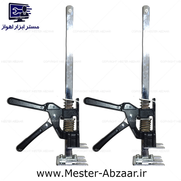 جک دستی تنظیم کننده ارتفاع کالا و اجسام 200 کیلویی جفتی مدل jack master 2003