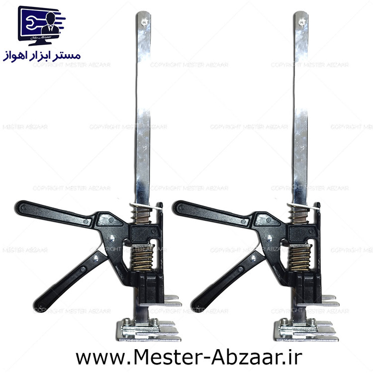 جک دستی تنظیم کننده ارتفاع کالا و اجسام 200 کیلویی جفتی مدل jack master 2003