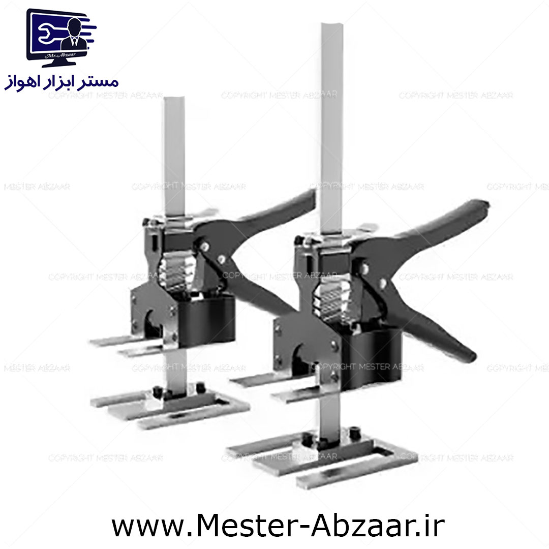  جک دستی تنظیم کننده ارتفاع کالا و اجسام 200 کیلویی جفتی مدل jack master 2003