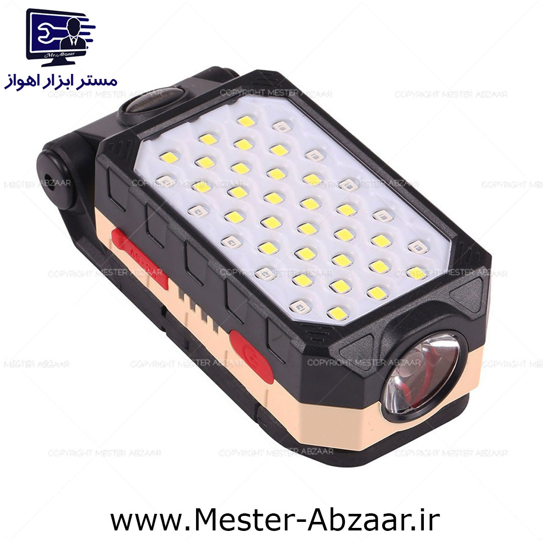  چراغ شارژی پلیسی مگنتی LED آهنربایی نورافکن W599B