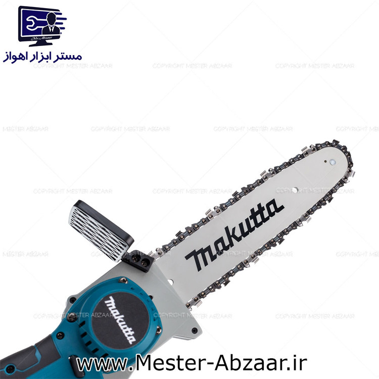 اره زنجیری شارژی 30 سانت 128 ولت دو باتری براشلس طرح ماکیتا برند ماکوتا مدل MAKUTTA 10 IN