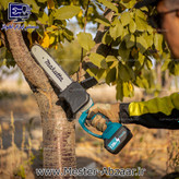 اره زنجیری شارژی 30 سانت 128 ولت دو باتری براشلس طرح ماکیتا برند ماکوتا مدل MAKUTTA 10 IN