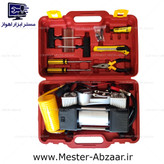 پمپ باد فندکی دو سیلندر خودرو هیتاچی با لوازم مدل HITOCHI 920H