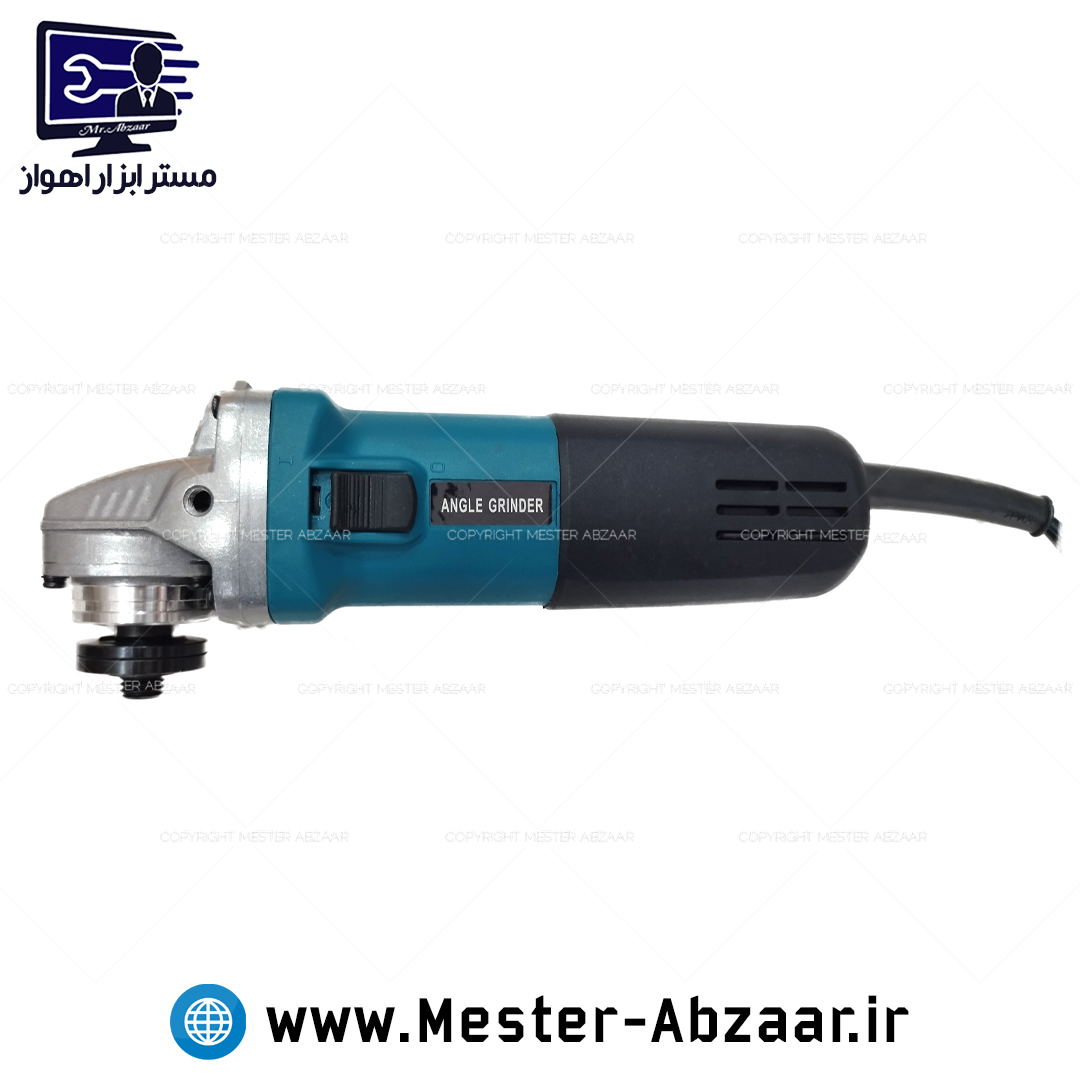 مینی فرز دسته کوتاه کلید بغل 125 میلی متری آنجل گریندر 840 وات مدل ANGEL GRINDER 9555HN