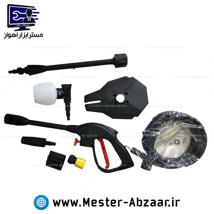 کارواش ایستاده دسته بلند زغالی 105 بار واقعی ادون مدل EDON ED-QJ-14001