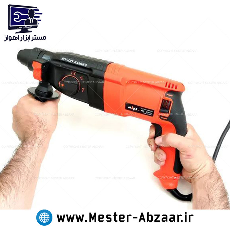 دریل بتن کن تخریب سه کیلویی سه کاره مکس با گارانتی مدل MAKS b53