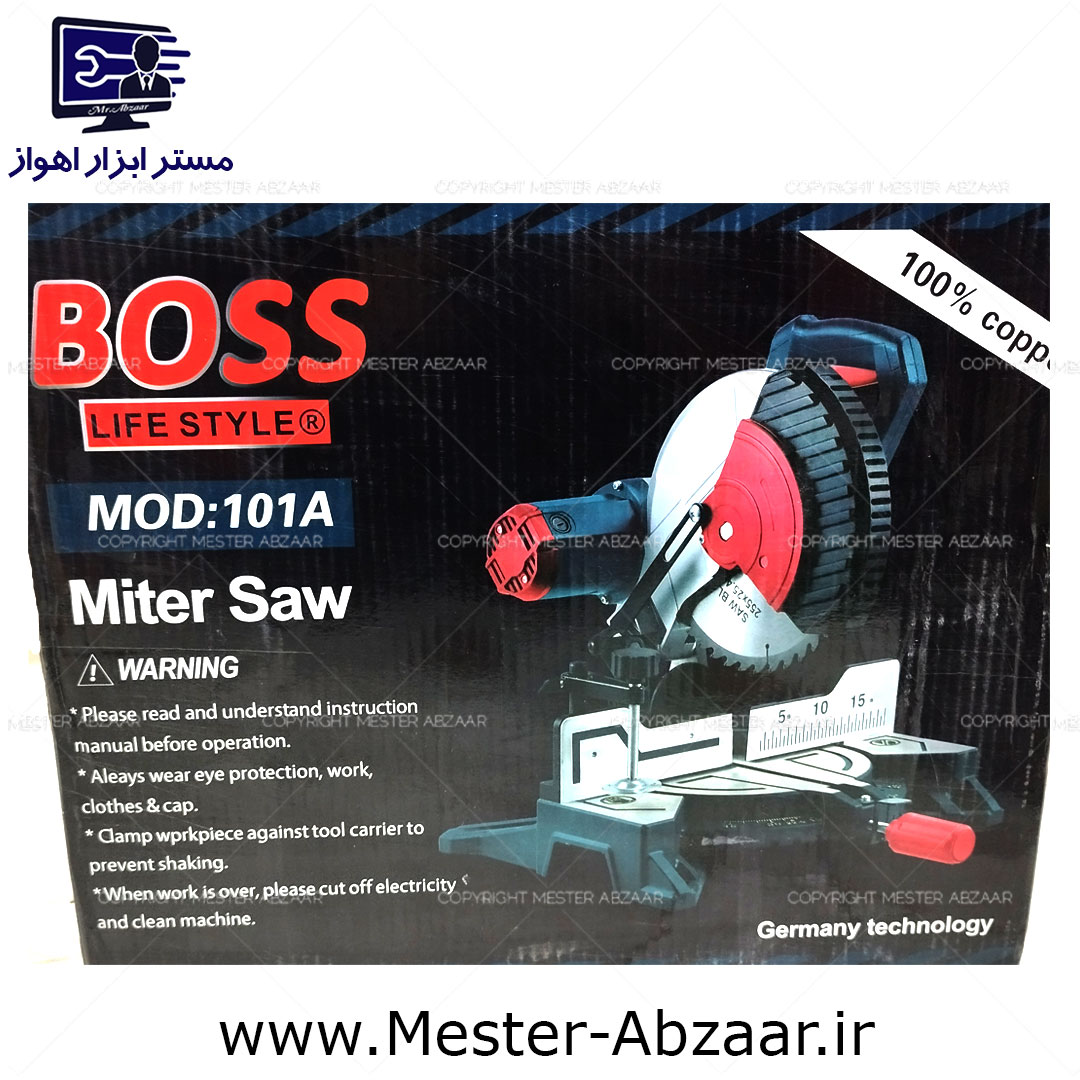 فارسی بر 3000 وات ثابت باس 255 میلی متری مدل BOSS 101A