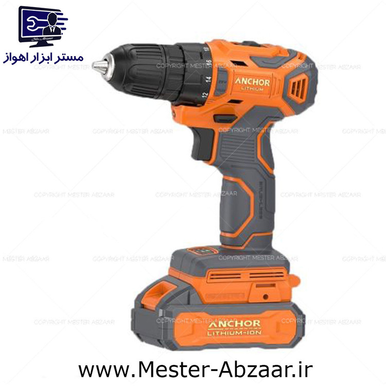دریل پیچ گوشتی شارژی 20 ولت با گارانتی آنکور PM مدل ANCHOR DCE1