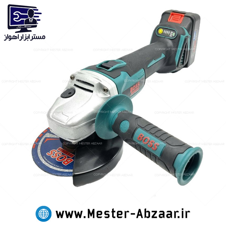 مینی فرز شارژی 118 ولت دیمردار 125 میلی متری باس آلمانی مدل BOSS M10