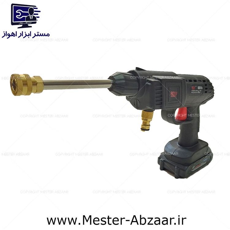 کارواش سمپاش شارژی 88 ولت باس دو باتری با لوازم مدل BOSS 88VF
