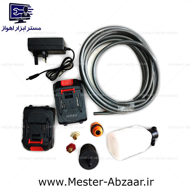 کارواش سمپاش شارژی 88 ولت باس دو باتری با لوازم مدل BOSS 88VF