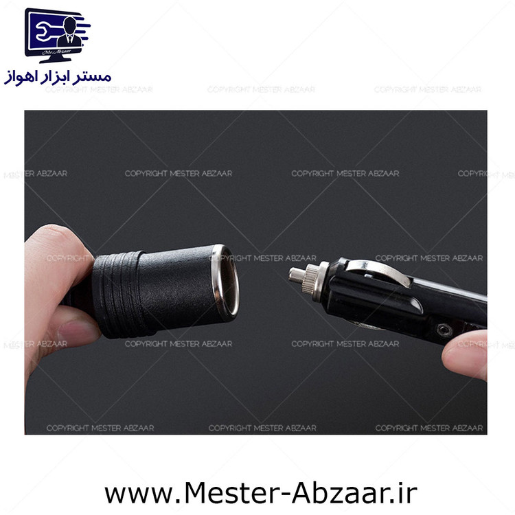 مبدل تبدیل برق شهری 220 به 12 ولت فندکی باتری ماشین مدل TRANS 220TO12