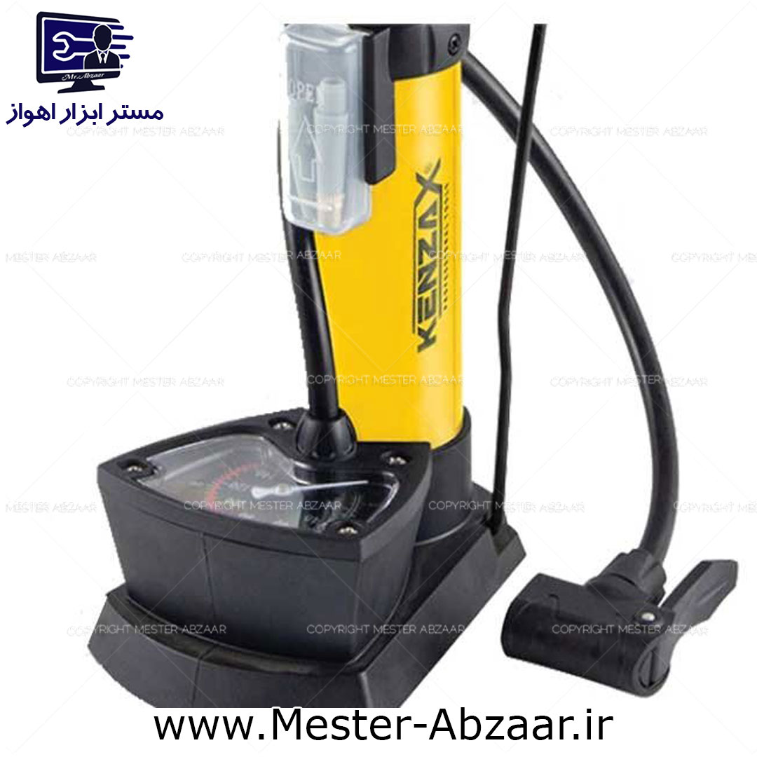 تلمبه پایی پمپ باد تک سیلندر کنزاکس پدالی مدل KENZAX KFP-106