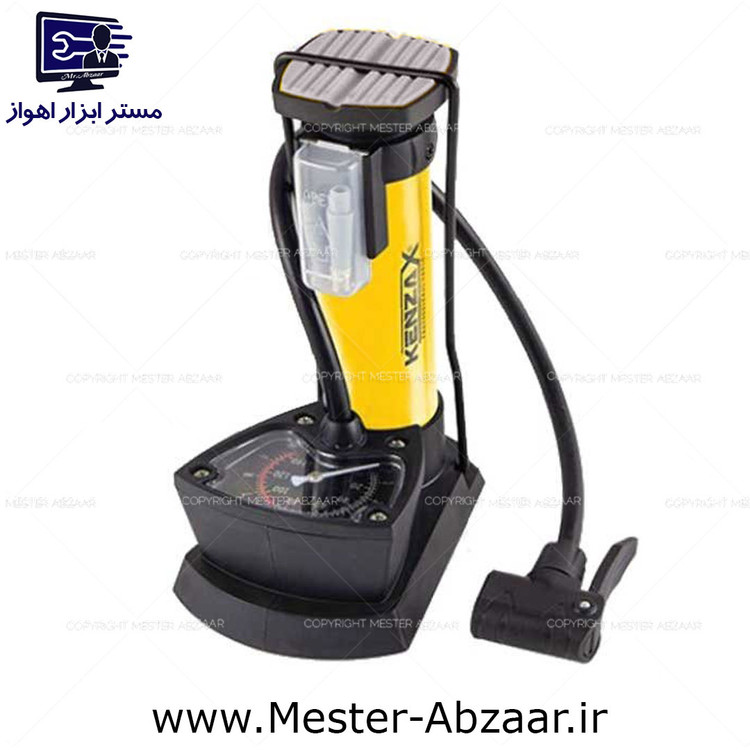 تلمبه پایی پمپ باد تک سیلندر کنزاکس پدالی مدل KENZAX KFP-106