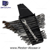 آچار پلکانی 12 عددی یک سر تخت یک سر رینگ هانتر مدل hunter 6-22