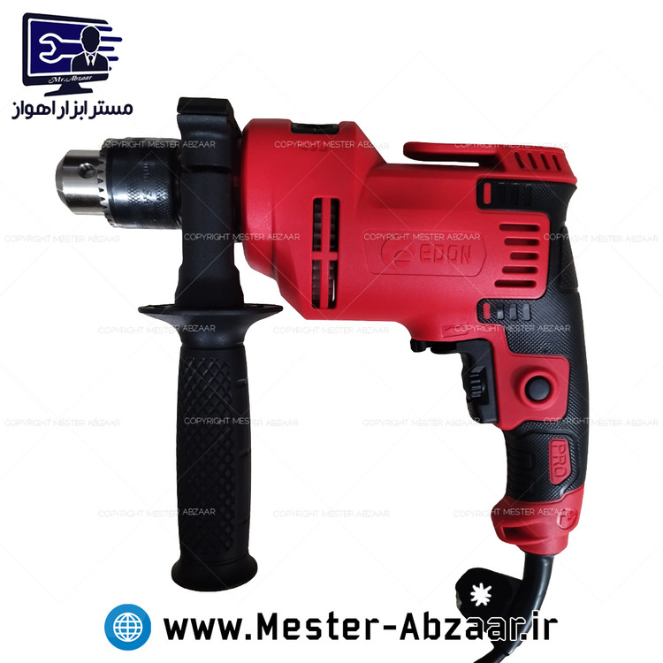 دریل 13 چکشی 1000 وات دیمردار ادون جدید مدل EDON ID-DL 1136