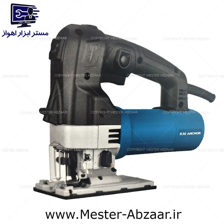 اره عمودبر 850 وات لیزری دیمردار گیربکسی با گارانتی و کیف لوازم آنکور pm anchor js.6