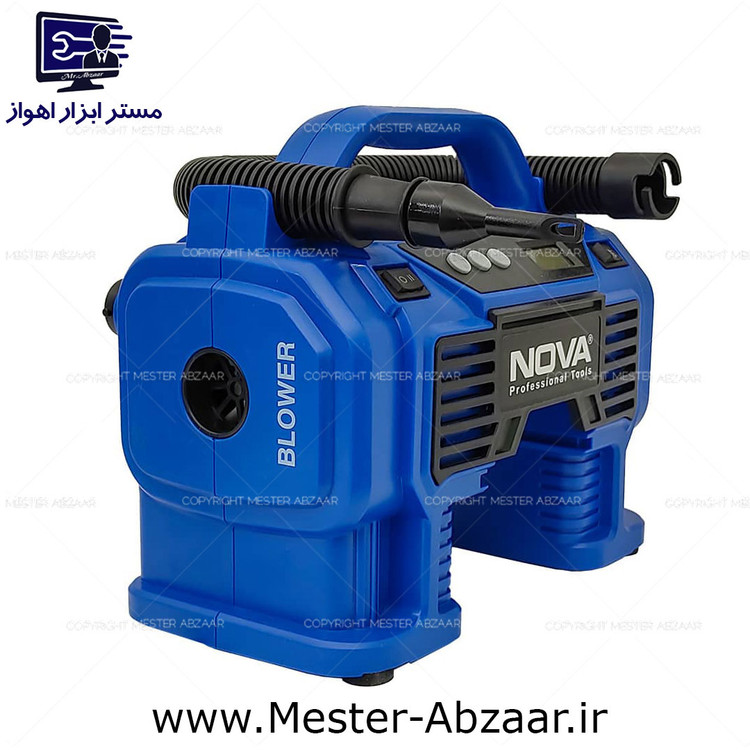 پمپ باد کمپرسور سه کاره فندکی بلوور نووا تک سیلندر دیجیتال مدل NOVA 9160