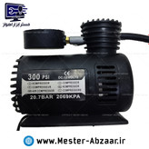 پمپ باد تک سیلندر فندکی خودرو همراه مدل fast air 2069 kpa