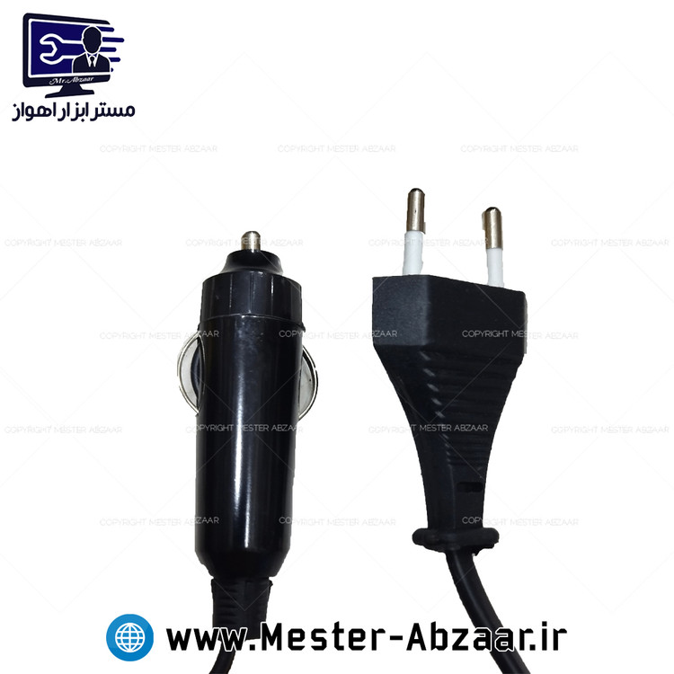 پمپ باد فندکی و برقی دو کاره تک سیلندر خودرو کمپرسور تاو TUV GS 6801