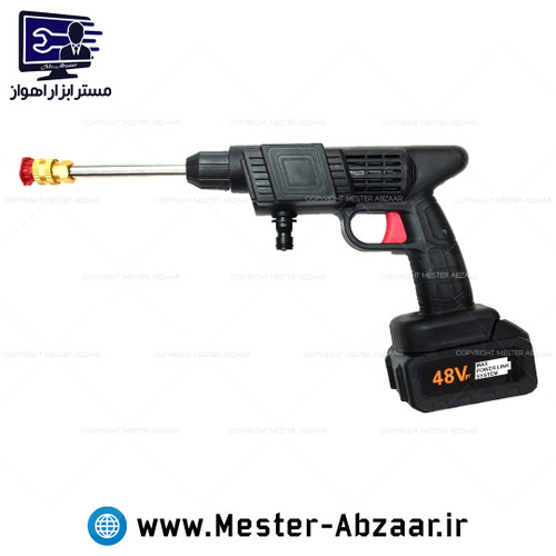 کارواش سمپاش شارژی 48 ولت مکس پاور با لوازم و کیف تک باتری مدل max power link 48vf