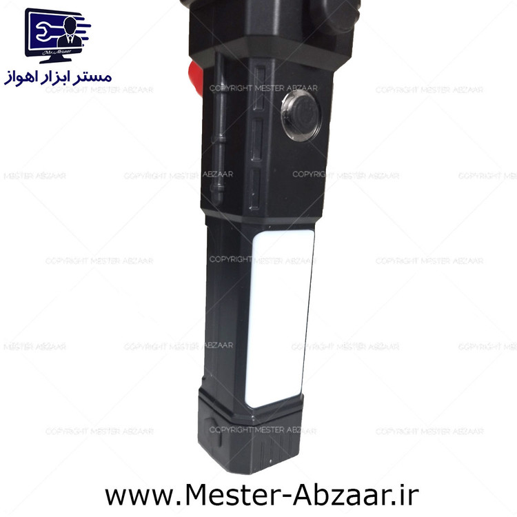 چراغ قوه چند کاره پلیسی شارژی مدل ال ای دی ترک LED TORCH