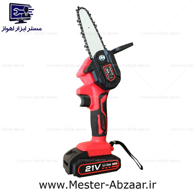 اره زنجیری شارژی ادون 21 ولت دو باتری 13 سانتی با کیف مدل EDON UCS-21/20