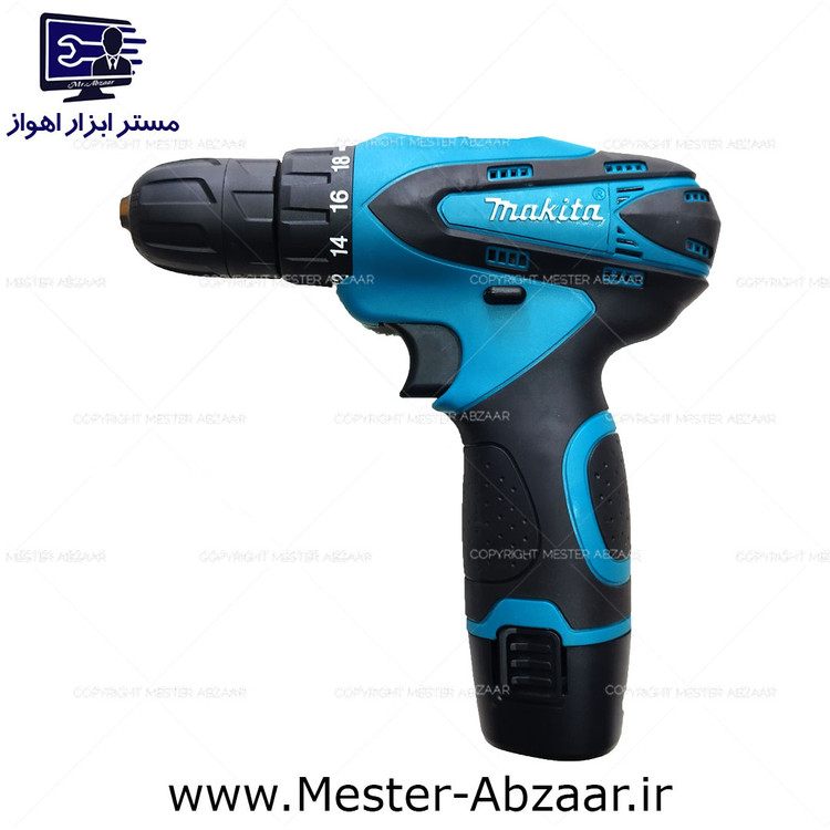 دریل شارژی 18 ولت ماکیتا دو باتری مدل MAKITA 18W