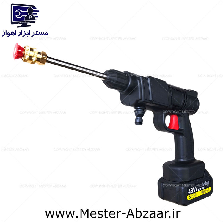 کارواش سمپاش شارژی 48 ولت جیهام با لوازم و کیف تک باتری مدل JIHAM 48W