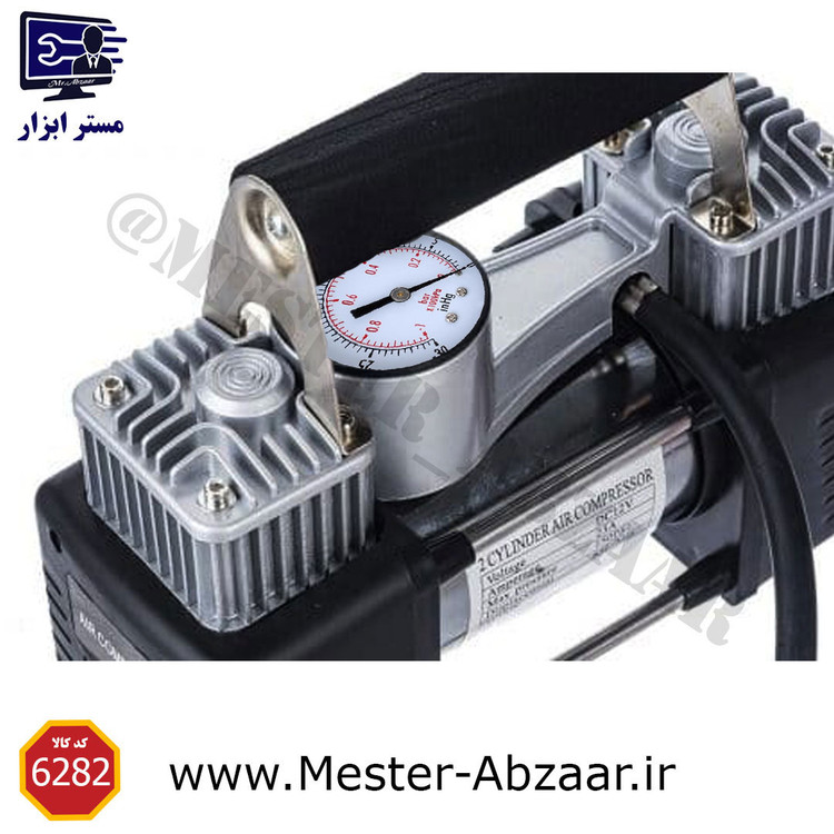 پمپ باد فندکی دو سیلندر کمپرسور هوا برق خودرو کمل نیو مدل 628-4X4 camel new