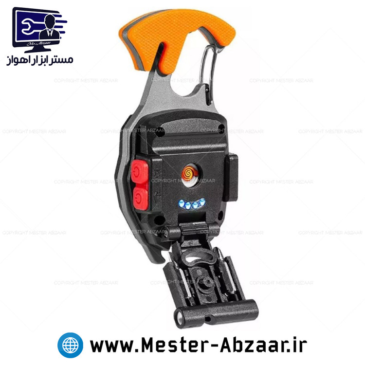 نور افکن و چراغ قوه شارژی فندک چند کاره گرد جیبی فوق قوی مسافرتی پایه دار مدل W5147