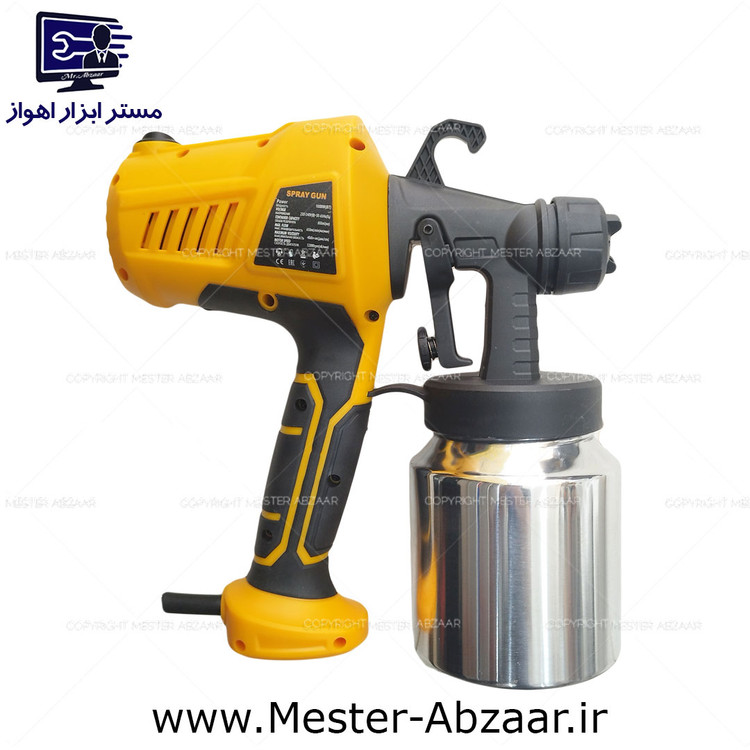پیستوله رنگ برقی 1000 وات کربن پمپ سرخود مدل CARBON 1820