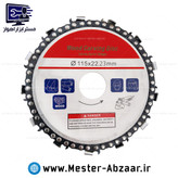 صفحه تیغه زنجیری مینی فرز سنگ 115 برند فیدورا مدل 22.23 fidora