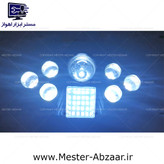 هدلایت چراغ پیشانی 8 لامپ شارژی مدل headlight CL-T23