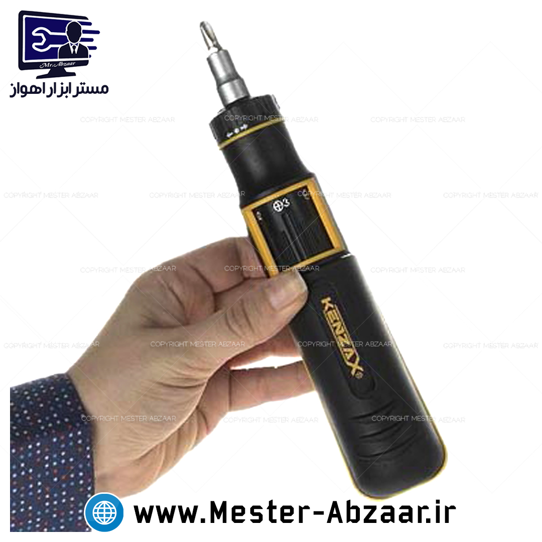 پیچ گوشتی تایوانی خشابی مغناطیسی کنزاکس اتوماتیک مدل KENZAX KRS-111