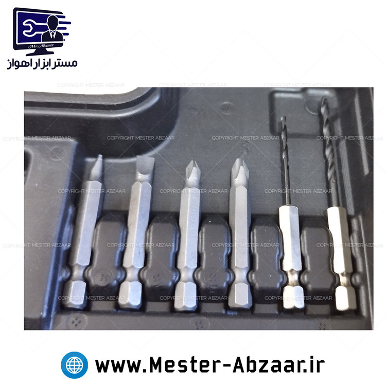 دریل پیچ بند تاشو با لوازم و گارانتی آنکور 3.6 ولت DM 3.6V anchor