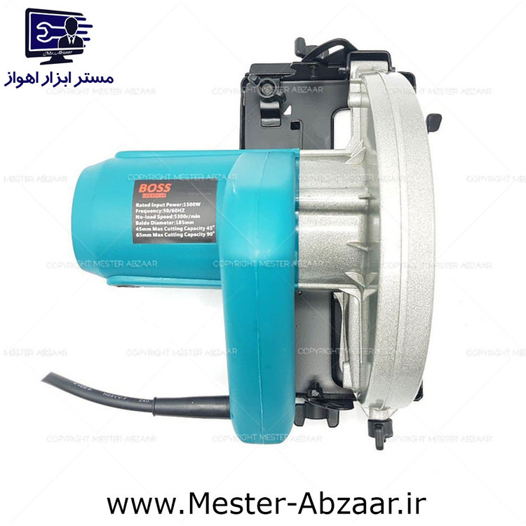 اره دیسکی گرد بر 2500 وات 185 میلی متری باس مدل BOSS BS-8185